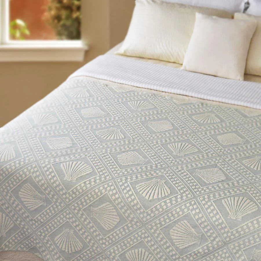 Cape Cod Matelasse Cotton Throw - Image 3