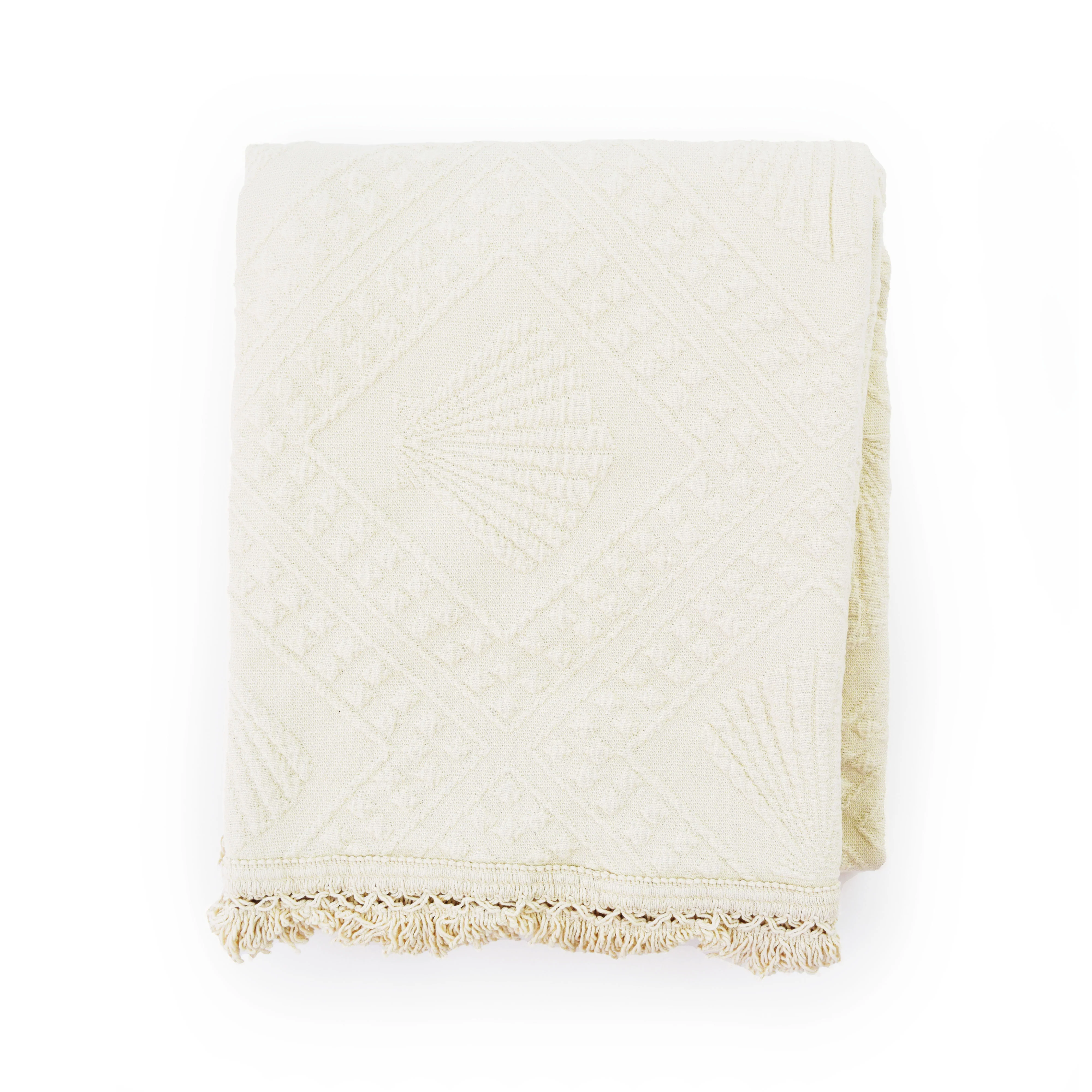 Cape Cod Matelasse Cotton Throw - Image 6