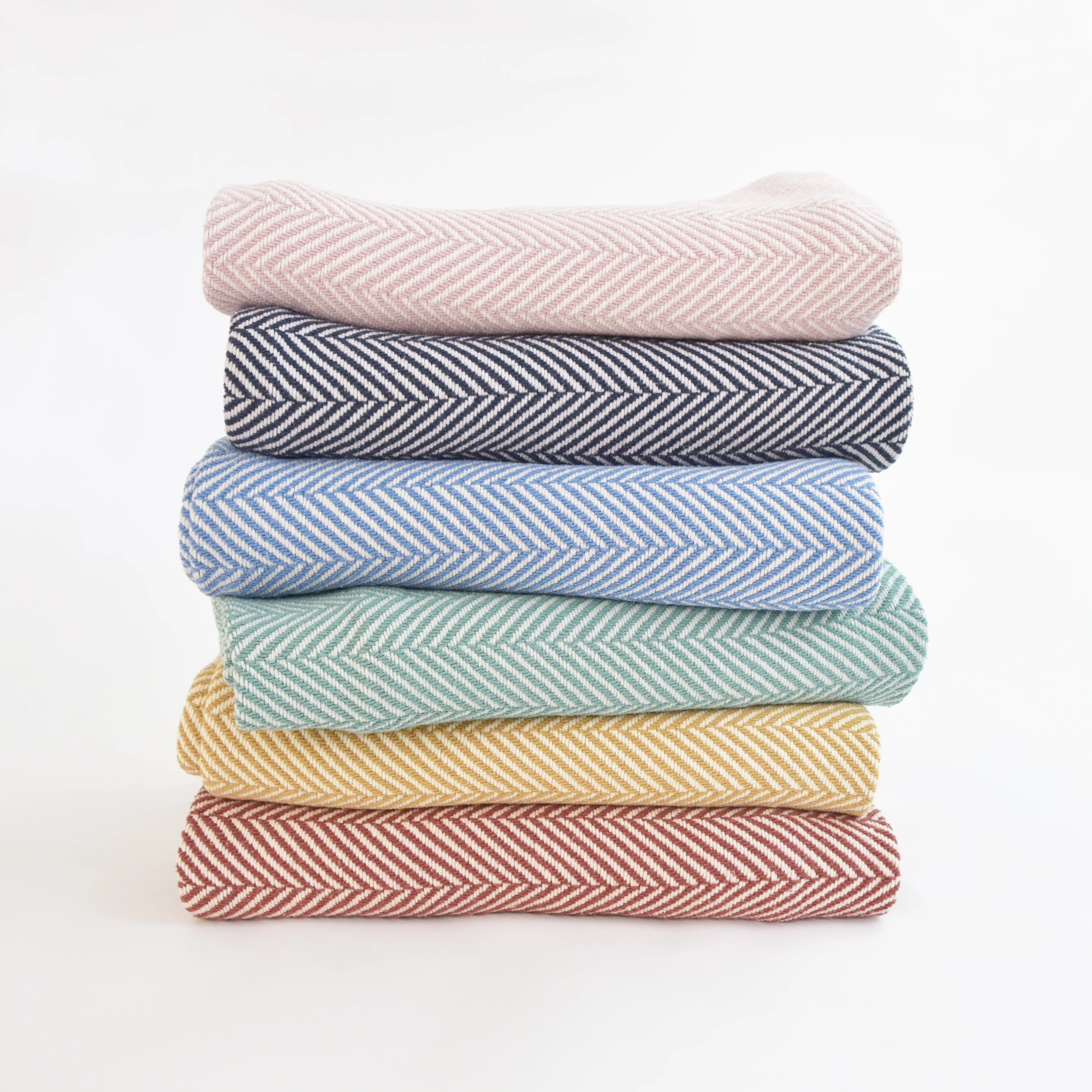 Herringbone Cotton Blanket - Image 6