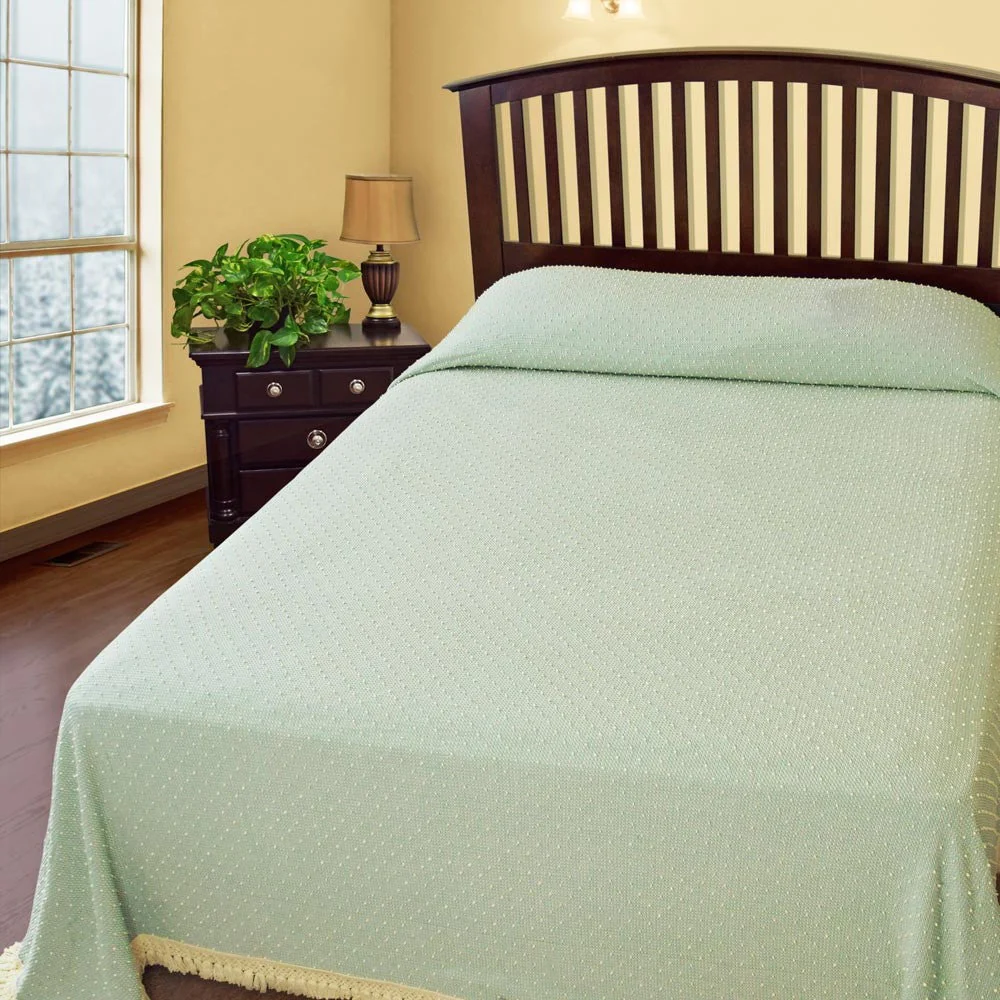 Closeout: Snowdrop Cotton Bedspread - Image 4